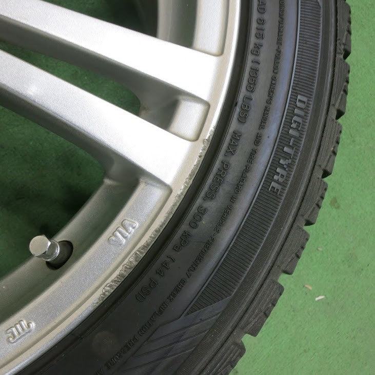 4本価格★インプレッサ 等 REVERLINE 215/50R17 スタッドレス ダンロップ DSX-2 リバーライン 17インチ PCD100/5H★2032601ヒス
