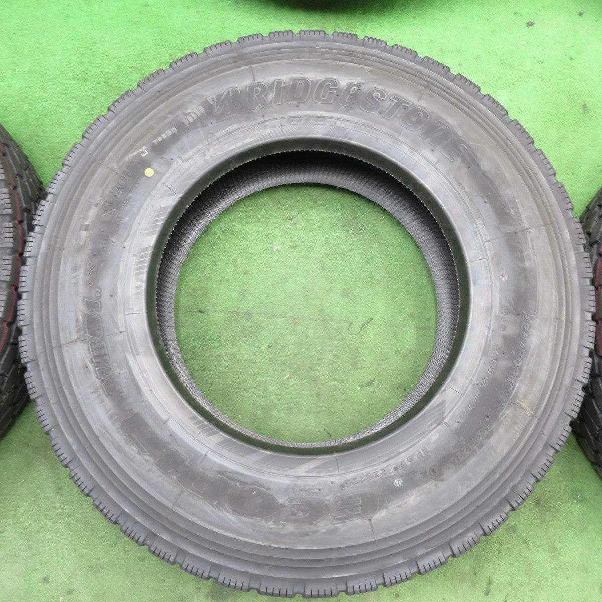 未使用!25年!6本★トラック タイヤ 225/80R17.5 123/122L ブリヂストン エコピア M801Ⅱ ミックス オールシーズン 17.5インチ★5092407イスタ