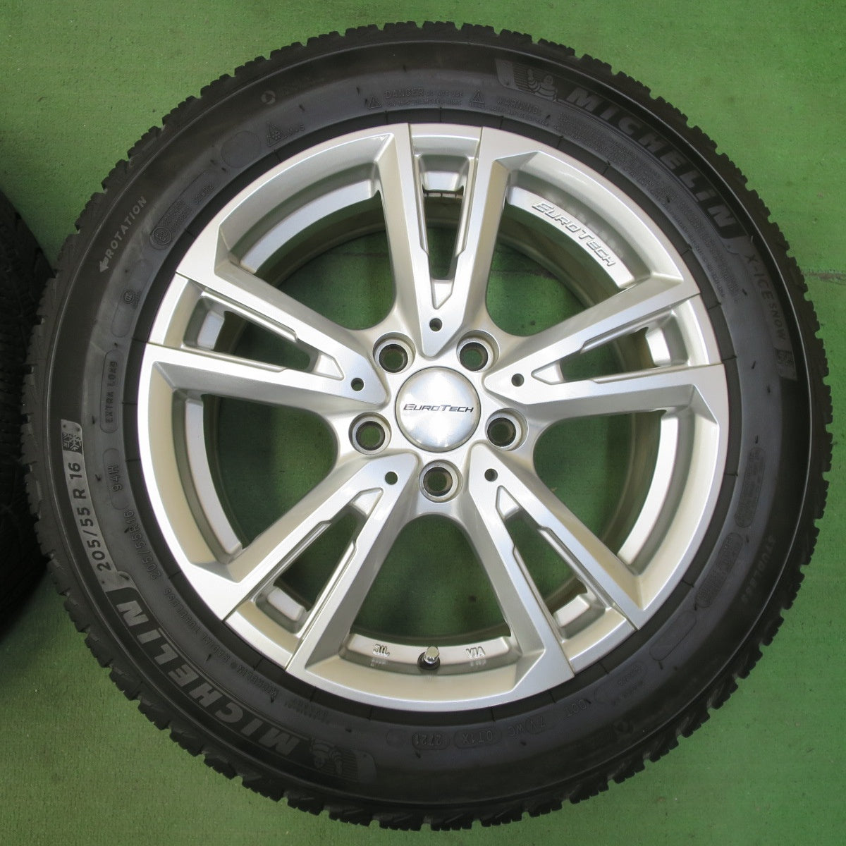 キレイ!21年★ボルボ 等 EUROTECH GAYA SOLI 205/55R16 スタッドレス ミシュラン X-ICE SNOW 16インチ ユーロテック ガヤ ソリ PCD108/5H★5071201イス