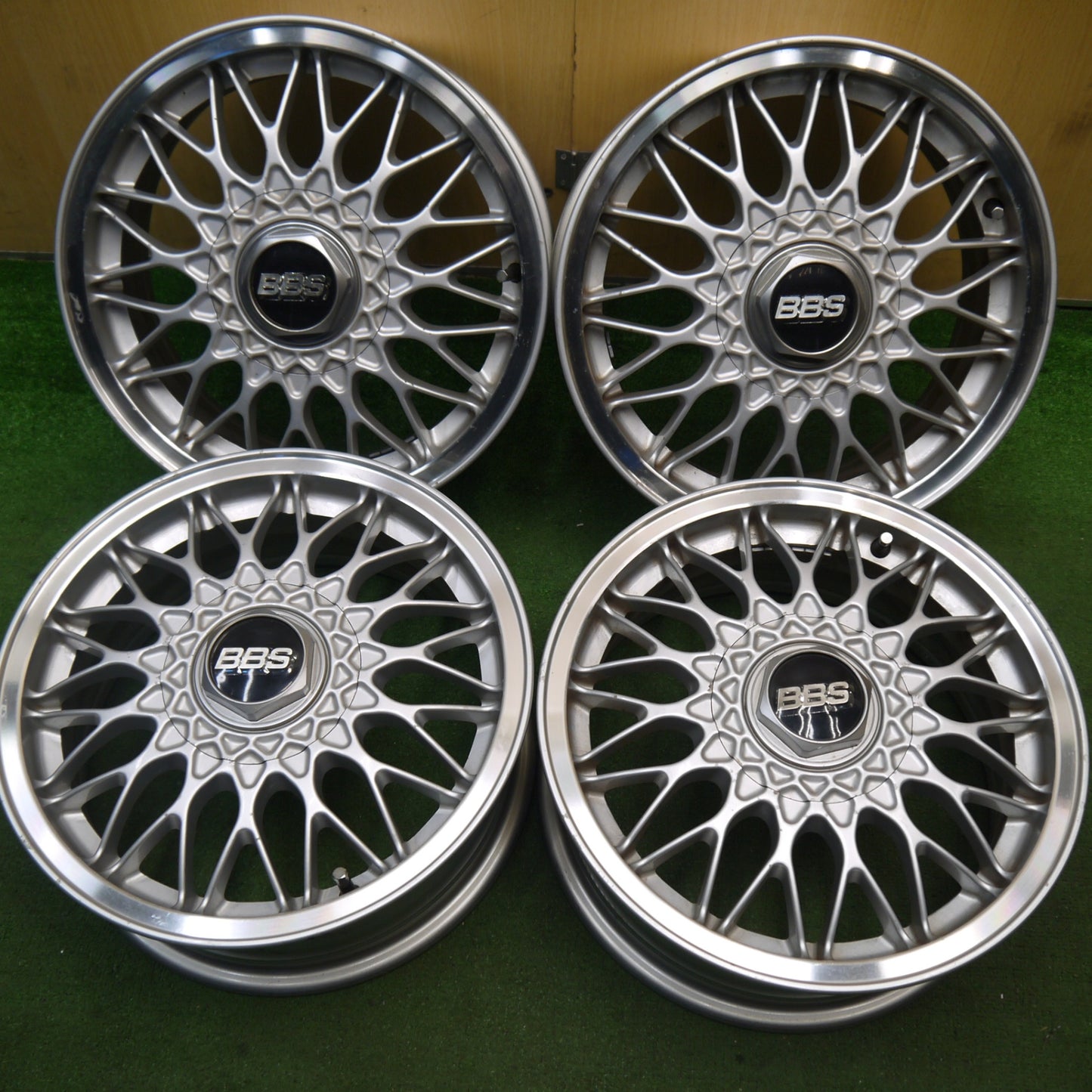 4本価格★スバル STI 純正 OP BBS 鍛造 ホイール 15インチ 15×6J インプレッサ フォレスター等 PCD100/5H★5062005Hホ