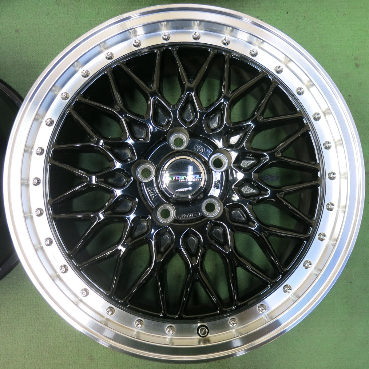 キレイ★STEINER AME 18インチ ホイール 18×7.5J シュタイナー PCD114.3/5H★5072307SYホ