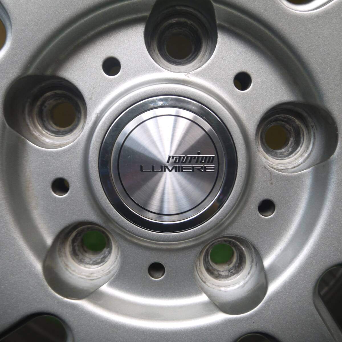 キレイ★スタッドレス 195/65R15 グッドイヤー アイスナビ7 ravrion LUMIERE ラブリオン 15インチ PCD114.3/5H★4072314Hス
