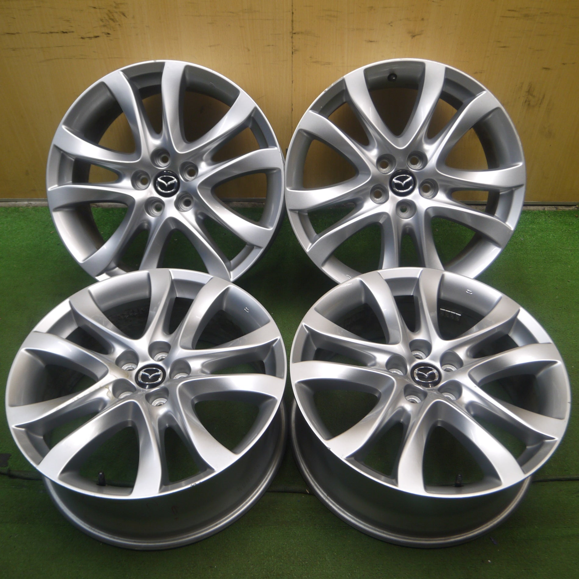 送料無料* 4本価格☆マツダ CX-5 純正 ホイール 19インチ 19×7.5J CX5 