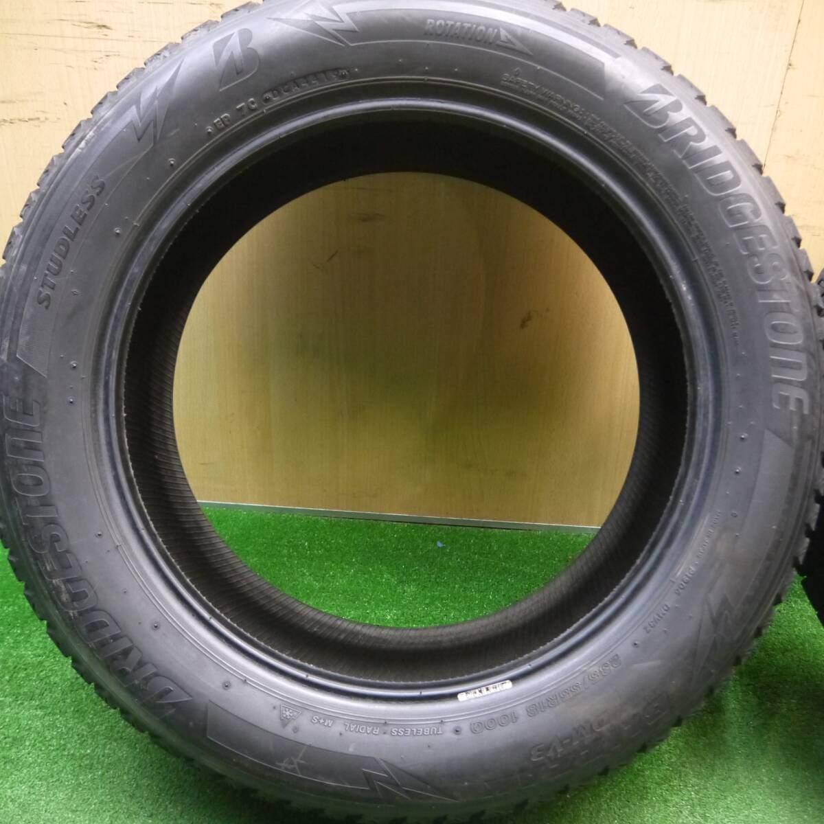 2本価格★スタッドレス 235/55R18 ブリヂストン ブリザック DM-V3 ハリアー RAV4 ヴァンガード レクサスNX等★5011716Hスタ