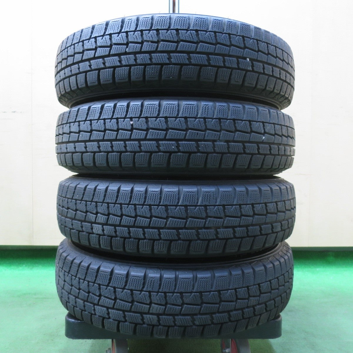 4本価格★スタッドレス 145/80R13 ダンロップ ウインターマックス WM01 WAREN ヴァーレン 13インチ PCD100/4H★5013116イス