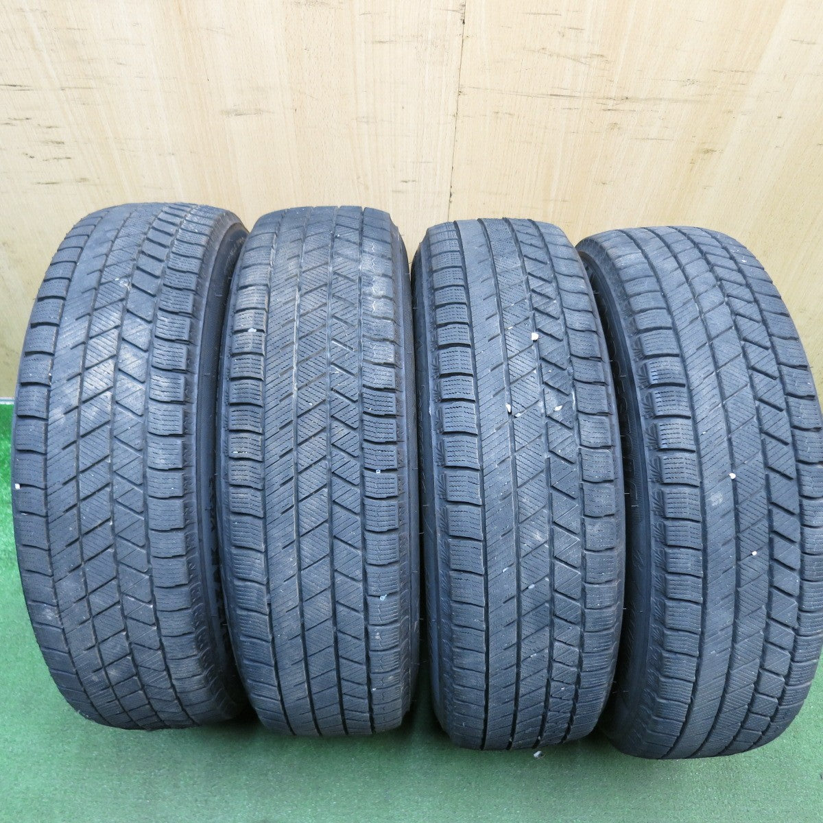 バリ溝!25年!9.5分◎スタッドレス 165/70R14 ブリヂストン ブリザック VRX3 MANARAY SPORT マナレイ スポーツ 14インチ PCD100/4H◎6080401AKス