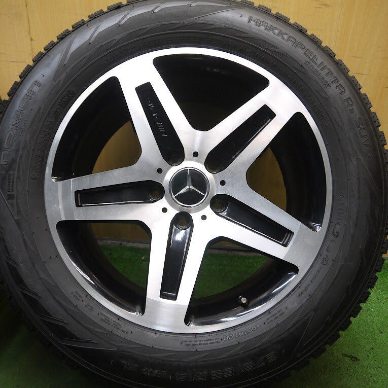 キレイ★ベンツ W463 Gクラス G55 純正 AMG スタッドレス 275/55R19 ノキアン ハッカペリッタ R2 SUV PCD130/5H★3121809Hス