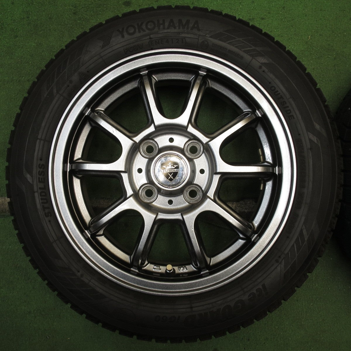 バリ溝!21年!8.5分★スタッドレス 155/65R14 ヨコハマ アイスガード iG60 ESTROSA エステローザ 14インチ PCD100/4H★5080804NJス