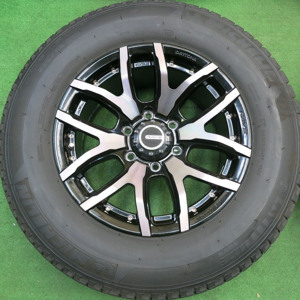バリ溝!22年!キレイ!9分★RAYS DAYTONA FDX-F6 265/65R17 ミシュラン LATITUDE TOUR レイズ デイトナ 17インチ PCD139.7/6H★5050210HAノ