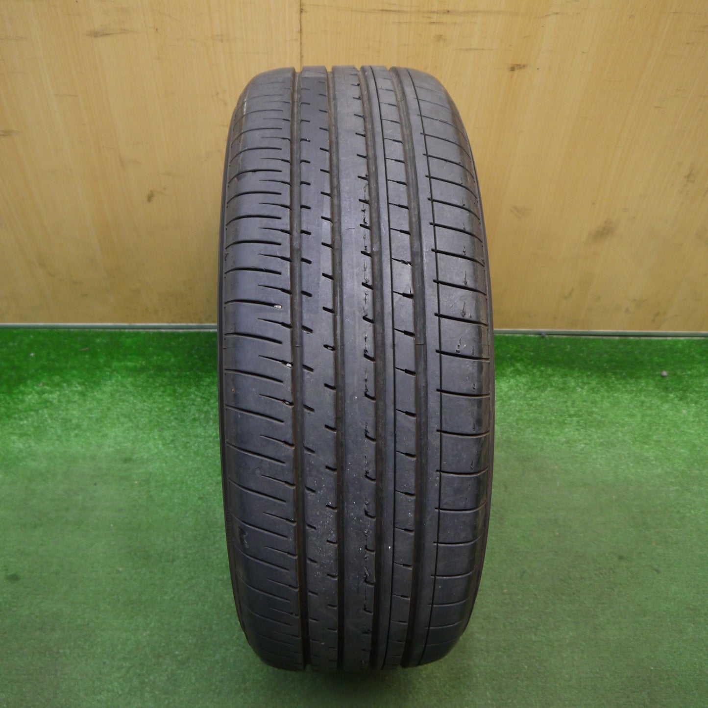 バリ溝!25年!9.5分!1本★トヨタ 50系 エスティマ アエラス 純正 225/50R18 ヨコハマ BluEarth-XT AE61 ブルーアース 18インチ PCD114.3/5H★6020208Hノ