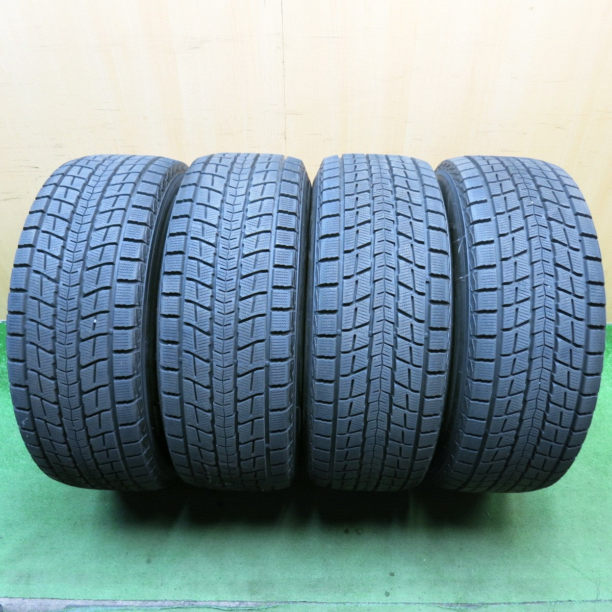 ほぼ未使用◎ランクル 等 KEELER FORCE 285/60R18 スタッドレス ダンロップ ウインターマックス SJ8 キーラー フォース 18インチ PCD150/5H◎6062801HAス
