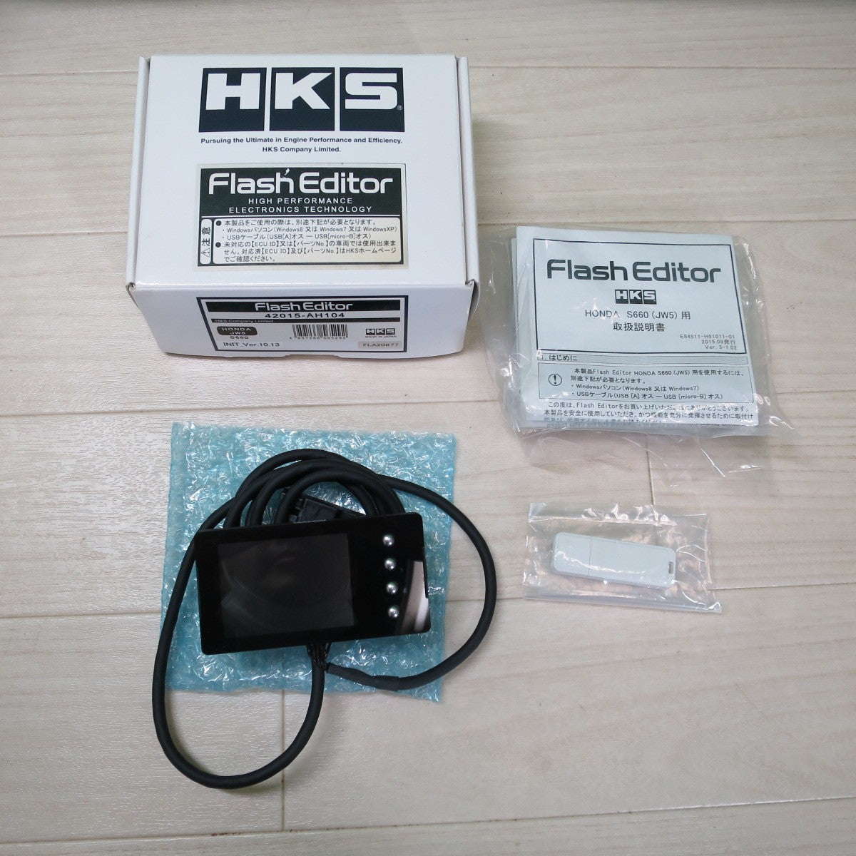 HKS Flash Editor HONDA S660 (JW5) ジャンク品 送料無料] ☆HKS フラッシュ エディター Flash Editor HONDA JW5