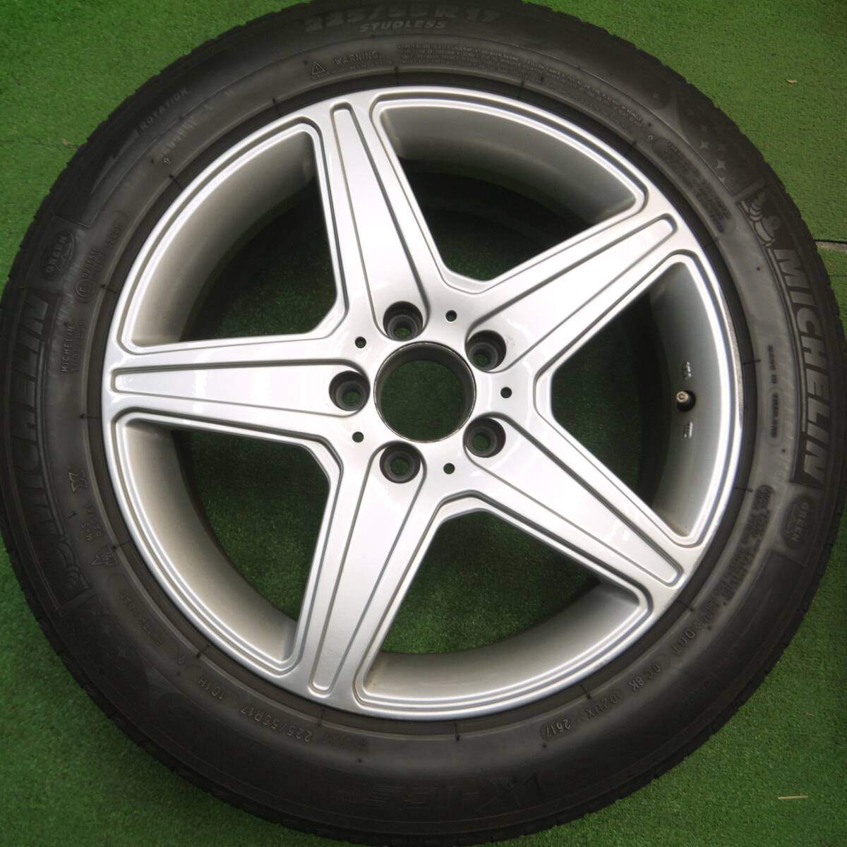 4本価格★ベンツ 等 AGA Burg 225/55R17 スタッドレス ミシュラン X-ICE XI3 17インチ PCD112/5H★5011504Hス