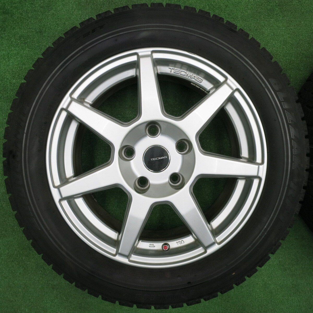 4本価格★BMW等 TECMAG Type207R 205/60R16 スタッドレス ブリヂストン ブリザック RFT テクマグ PCD120/5H★4110904NJス