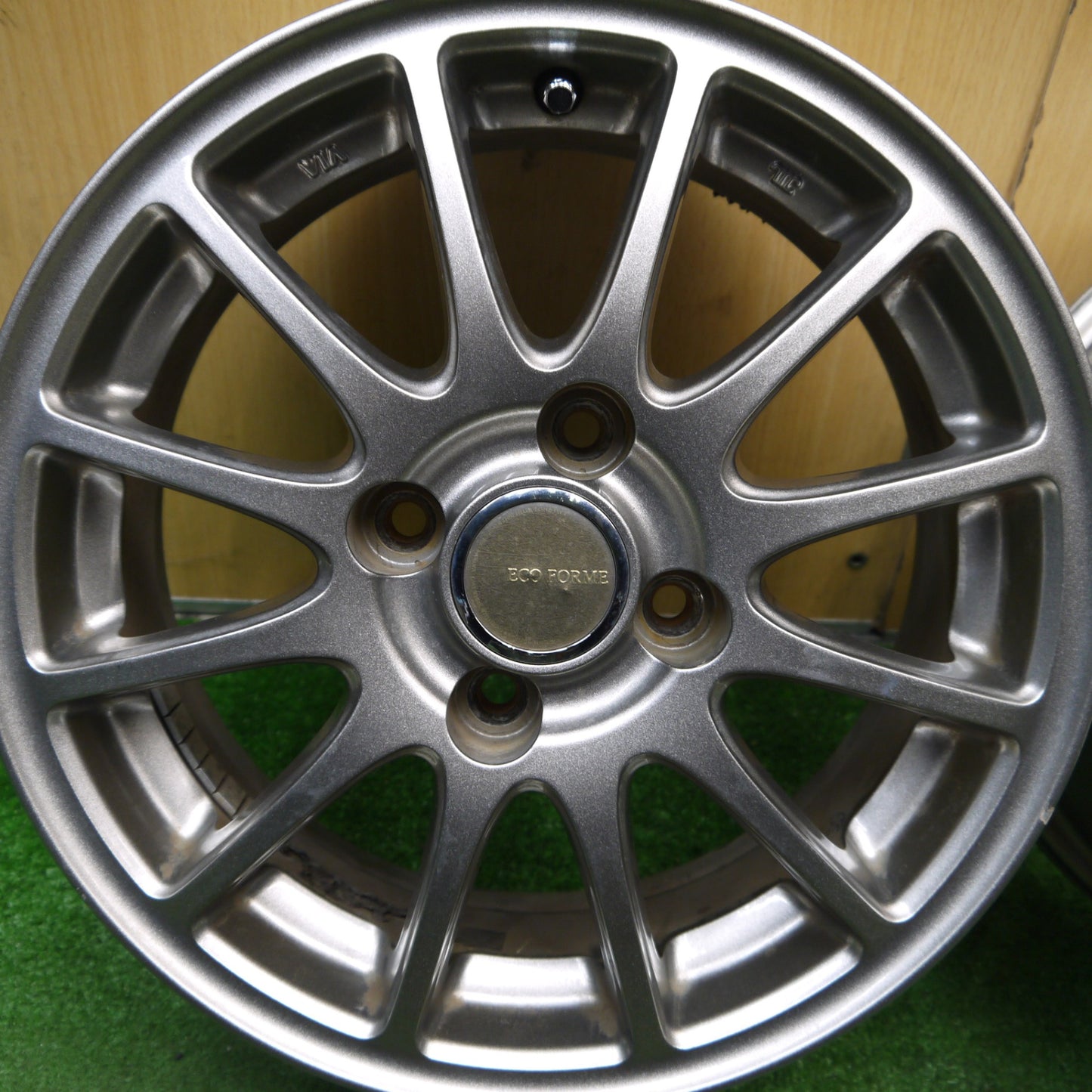 4本価格★ECO FORME SE-12 エコフォルム 14インチ ホイール 14×5.5J PCD100/4H★5063006Hホ