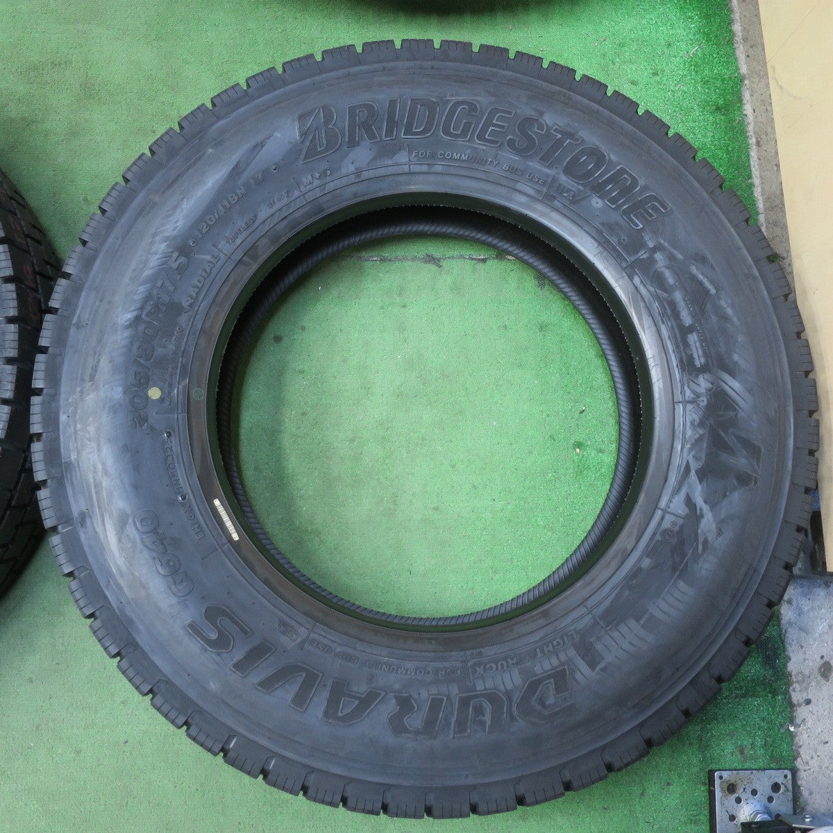 未使用!25年!6本★トラック タイヤ 205/80R17.5 120/118N ブリヂストン デュラビス G640 DURAVIS 17.5インチ★5122201イノタ