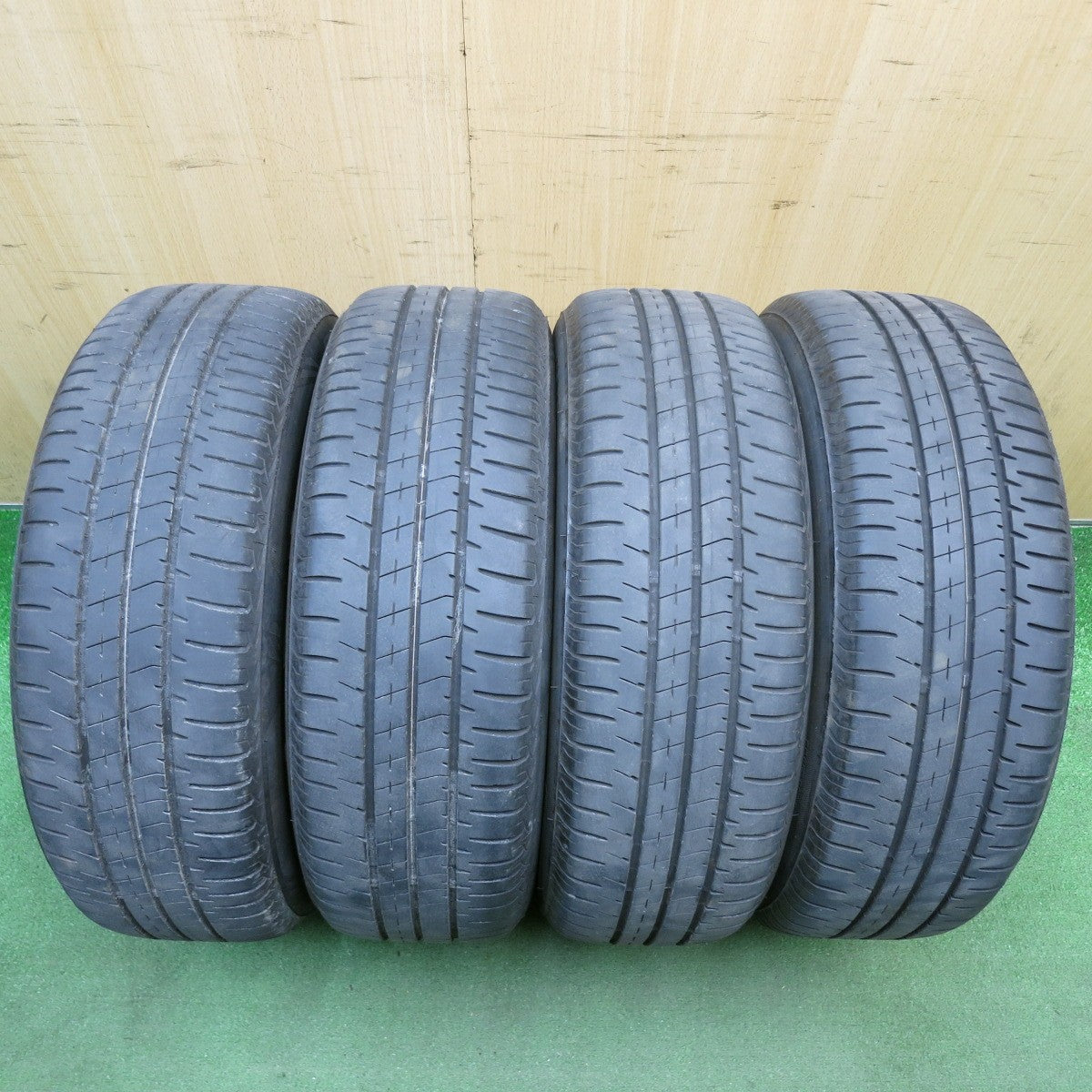 バリ溝!23年!キレイ!8.5分★185/60R15 ブリヂストン エコピア NH200C EuroSpeed MANARAY SPORT ユーロスピード 15インチ PCD100/4H★6042308HAノ