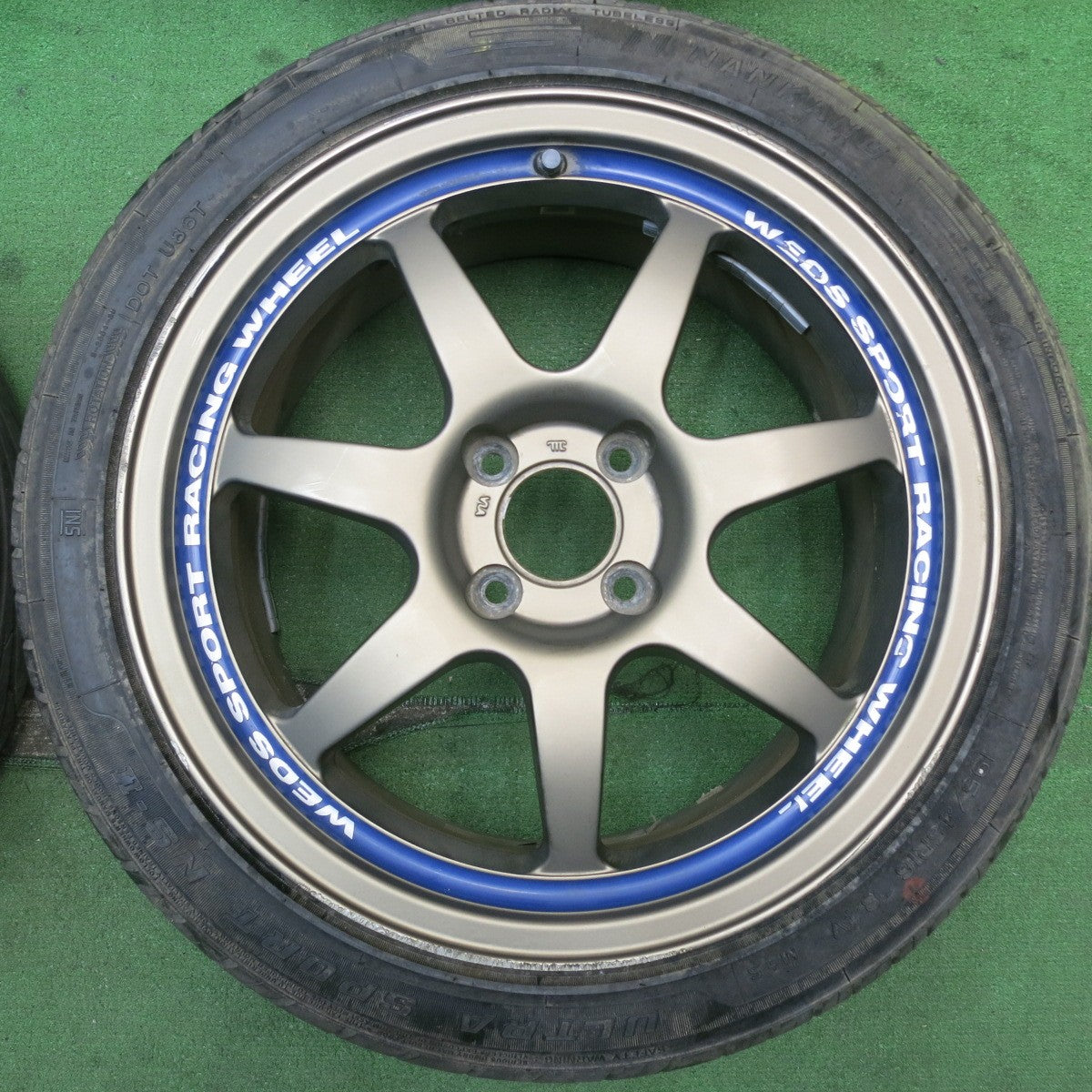 バリ溝!9.5分★WEDS SPORT RACING 195/45R16 ナンカン ウルトラスポーツ NS-2 16インチ ウェッズ スポーツ レーシング PCD100/4H★5052401HAノ