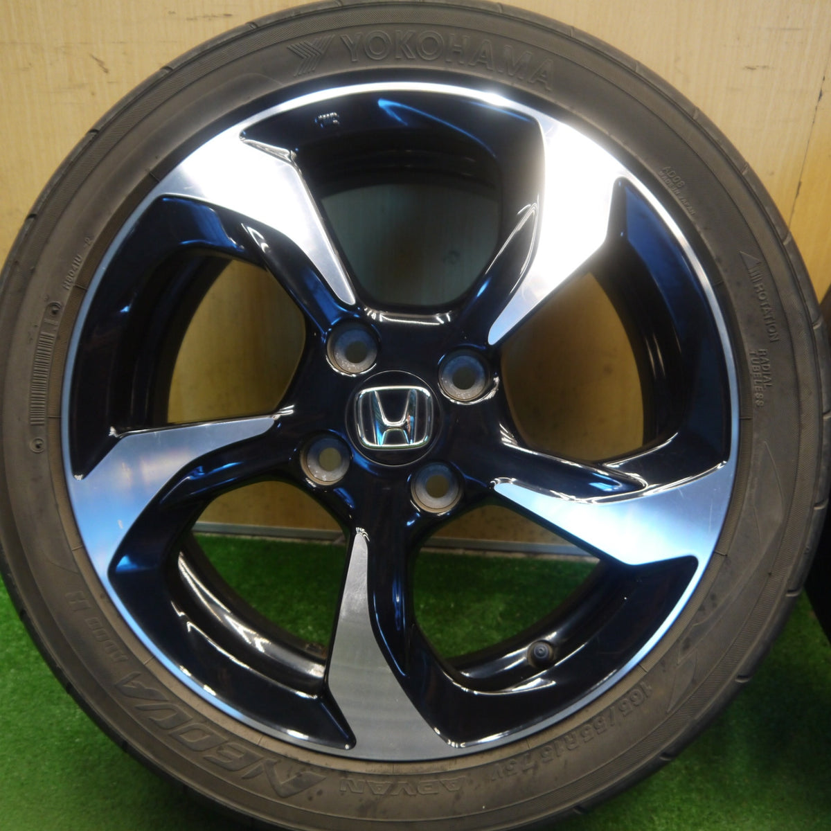 2本価格◎ホンダ S660 純正 165/55R15 ヨコハマ アドバン NEOVA AD08R 15インチ PCD100/4H◎6100601Hノ