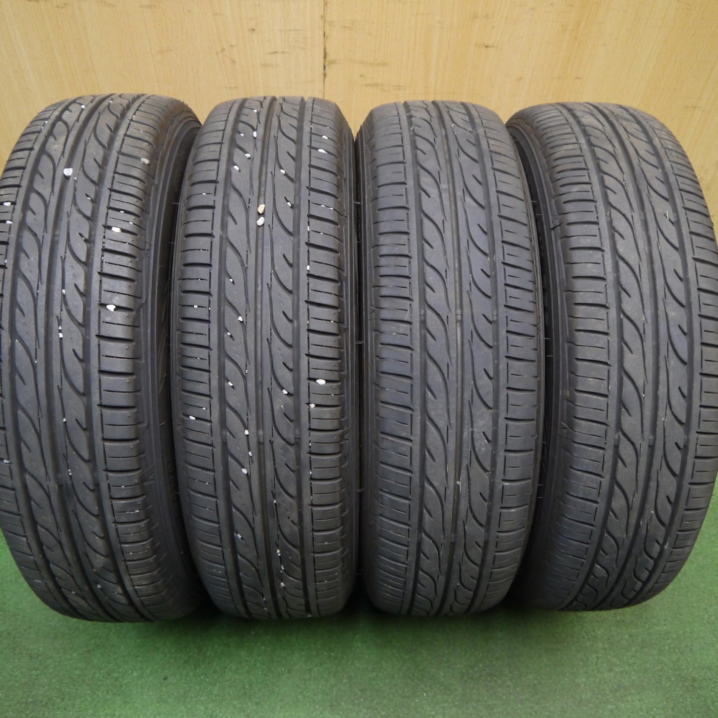 4本価格!24年★スズキ ワゴンR 純正 155/65R14 ダンロップ EC202 14インチ PCD100/4H★5033108Hノ