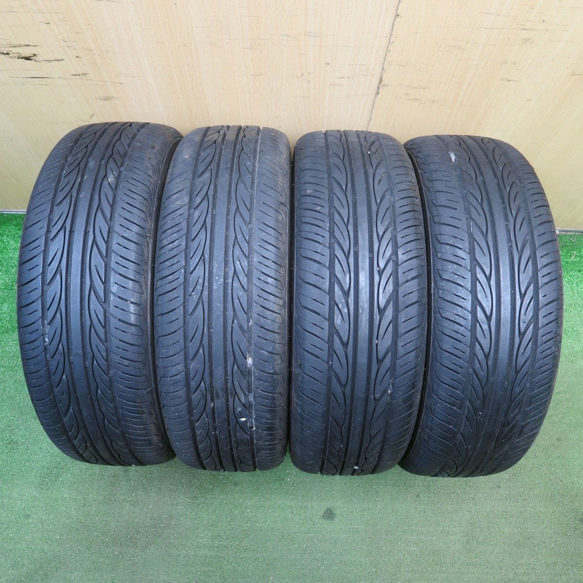 バリ溝!キレイ!8.5分★ダイハツ コペン 等 純正 MINILITE 165/50R15 ハンコック ベンタス V8 RS 15インチ ミニライト PCD100/4H★5051708NJノ