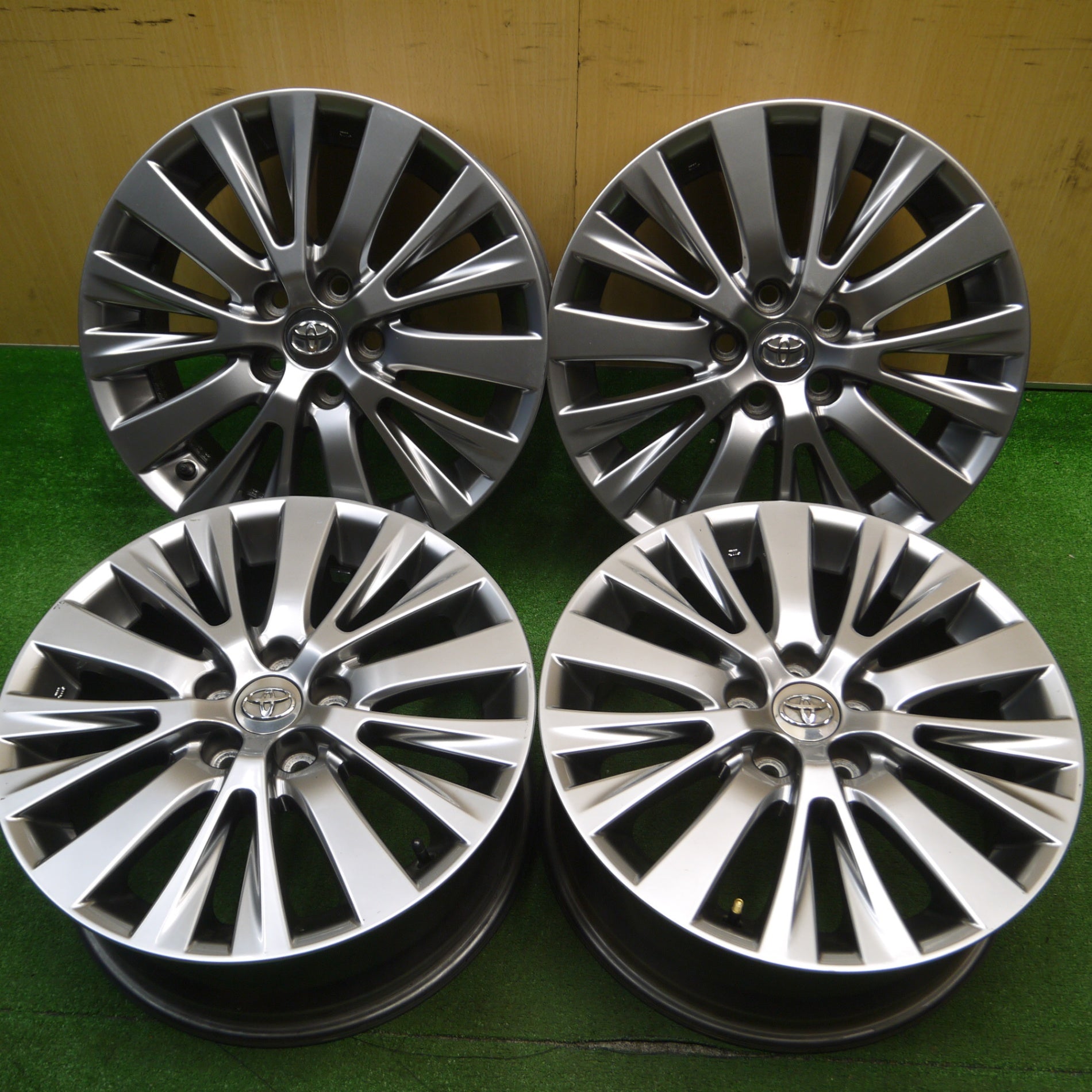 20系 アルファード 純正 18インチホイール 7.5J 5穴 PCD114.3 4本 ヴェルファイア 