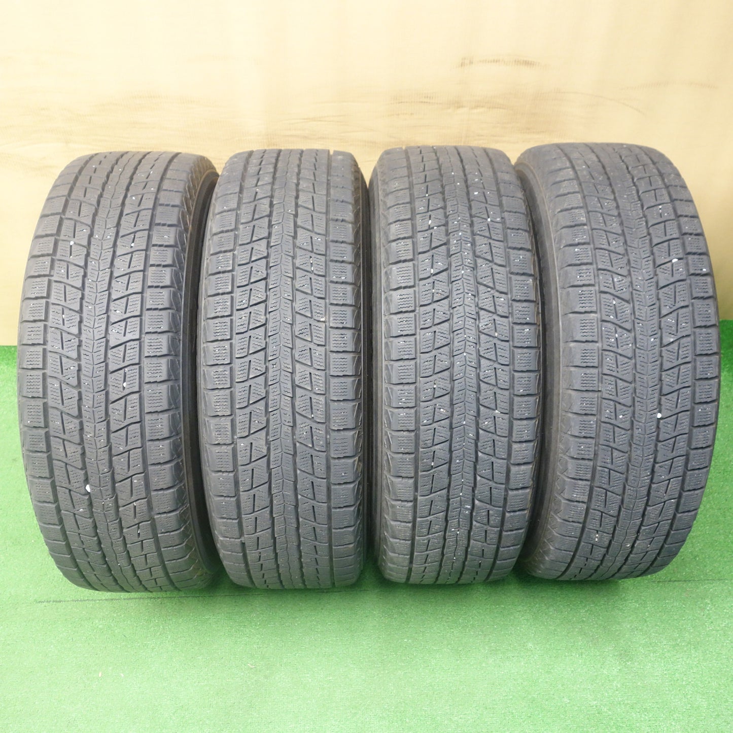 バリ溝!キレイ!9分◎日産 T32 エクストレイル 純正 225/65R17 スタッドレス ダンロップ ウインターマックス SJ8 17インチ PCD114.3/5H◎6062202KTス