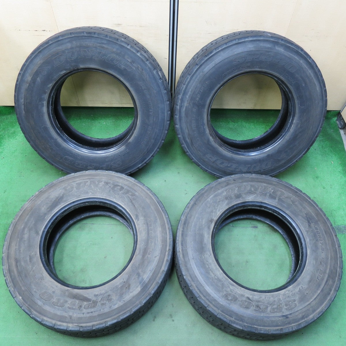 4本価格★トラック タイヤ 245/80R17.5 133/131J ダンロップ SP680 DECTES デクテス ミックス オールシーズン 17.5インチ★5062612イスタ