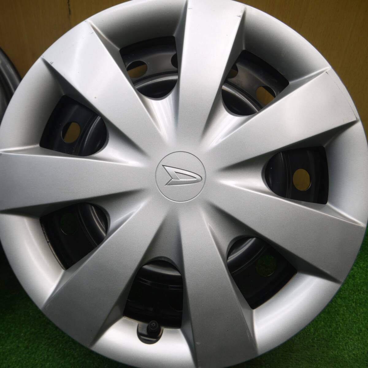 4本価格★ダイハツ ミライース 純正 スチール ホイール 14インチ キャップ カバー 付き 14×4.5J PCD100/4H★4112007Hホ