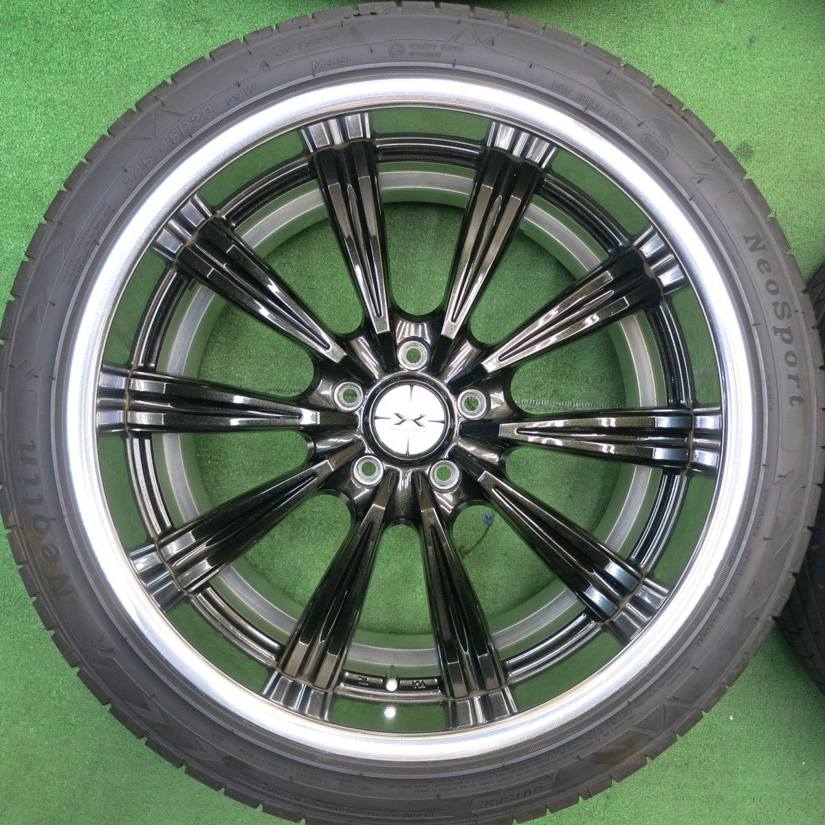 バリ溝!23年!キレイ!9.5分★MAVERICK 110S-R SL 245/45R20 ネオリン ネオスポーツ 20インチ マーベリック PCD114.3/5H★5051402TNノ