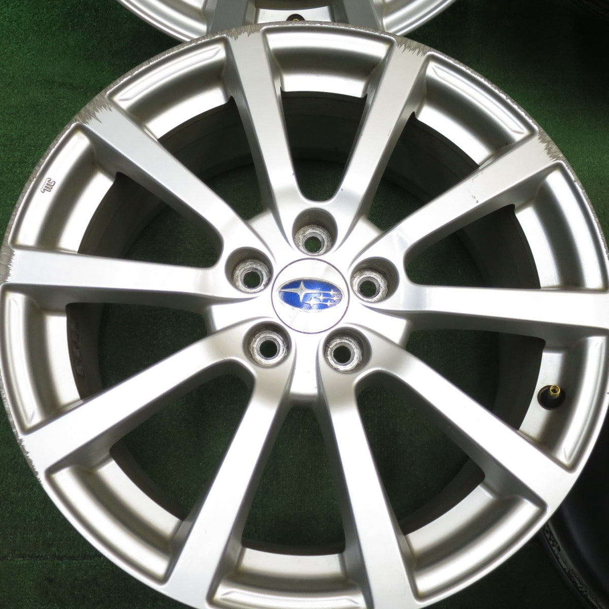 4本価格★スバル BM9 レガシィ 純正 ホイール 17インチ 17×7.5J レガシー PCD100/5H★5043004KKホ