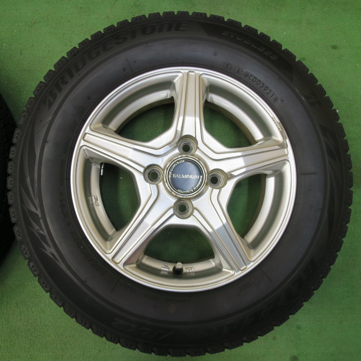 4本価格!21年★スタッドレス 155/80R13 ブリヂストン ブリザック VRX2 BALMINUM バルミナ 13インチ PCD100/4H★5021712イス