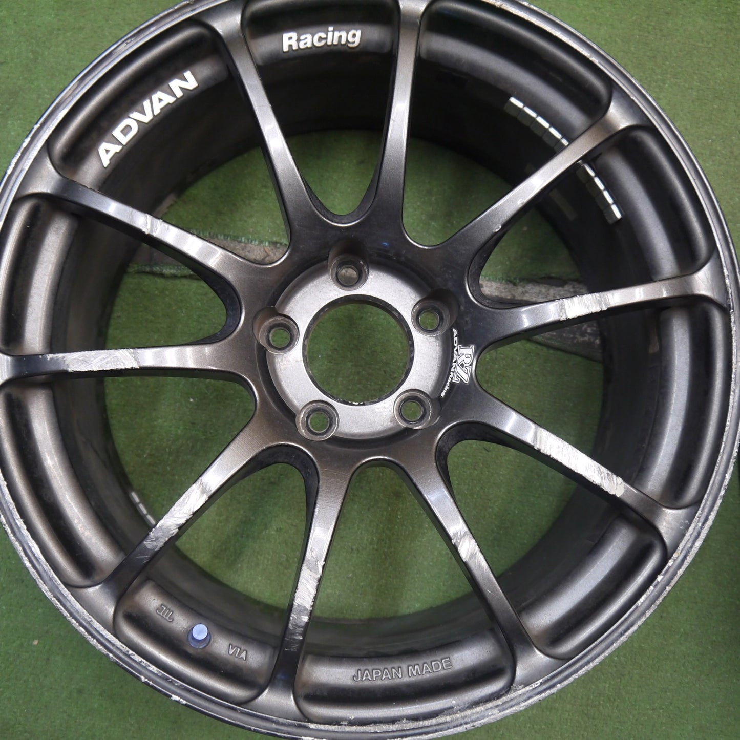 4本価格★RZ ADVAN Racing アドバン レーシング 18インチ ホイール 18×8.5J 18×9J PCD114.3/5H★5090906Hホ