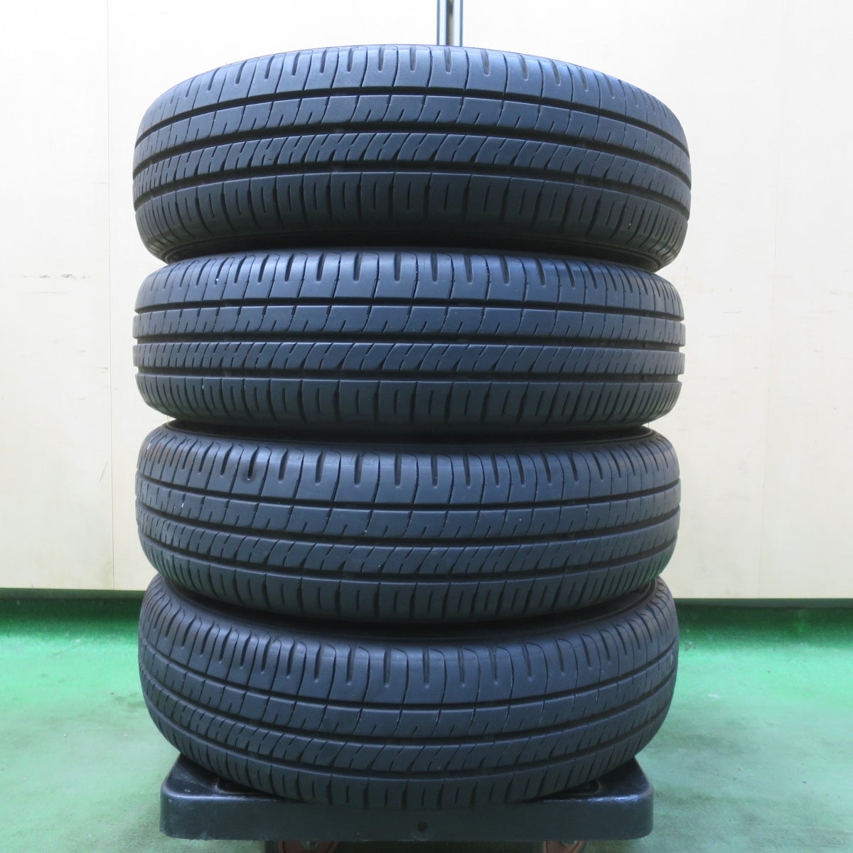 バリ溝!24年!キレイ!9分★スズキ MA37S ソリオ 純正 165/65R15 ダンロップ エナセーブ EC204 15インチ PCD100/4H★6021112イノ