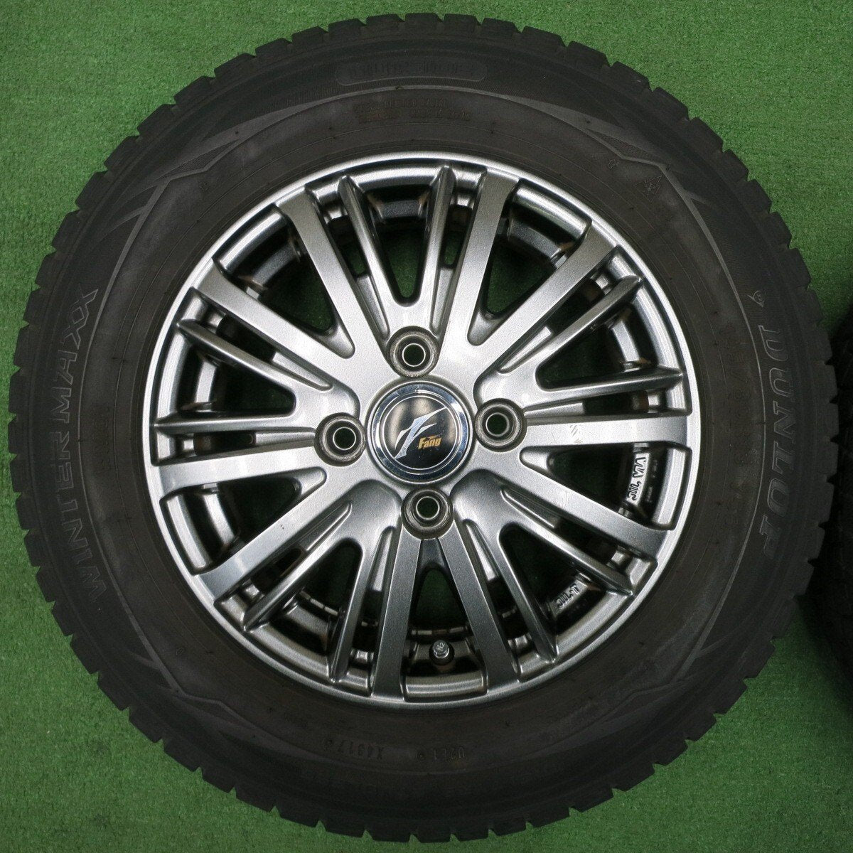 4本価格★スタッドレス 145/80R13 ダンロップ ウインターマックス WM01 Fang ファング 13インチ PCD100/4H★5010302NJス