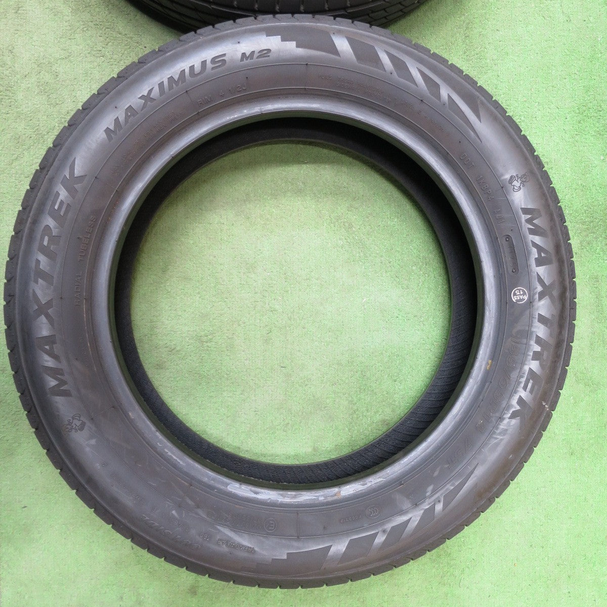 バリ溝!25年!9分◎155/65R14 マックストレック MAXIMUS M2 タイヤ 14インチ N-BOX スペーシア タント ムーヴ ウェイク 等◎6101906NGノタ