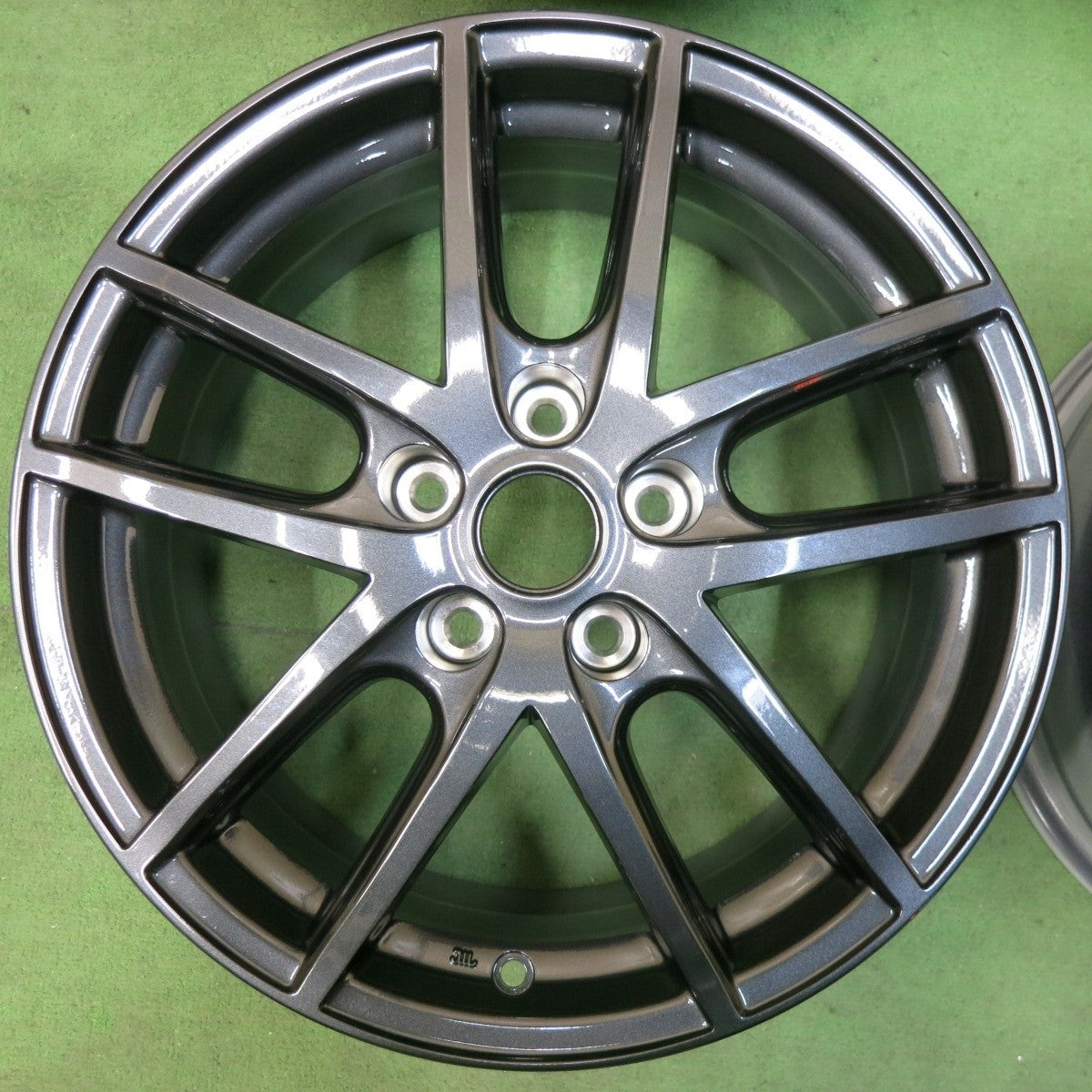 新車外し!付属品付★日産 純正 OP Estilo エスティーロ ホイール 17インチ 17×7J PCD114.3/5H★5021913SYホ