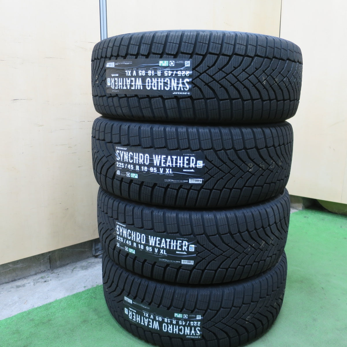 未使用!26年!キレイ◎ホンダ RC オデッセイ アブソルート EX 純正 225/45R18 ダンロップ SYNCHRO WEATHER シンクロウェザー オールシーズン 18インチ PCD114.3/5H◎6091901NGス
