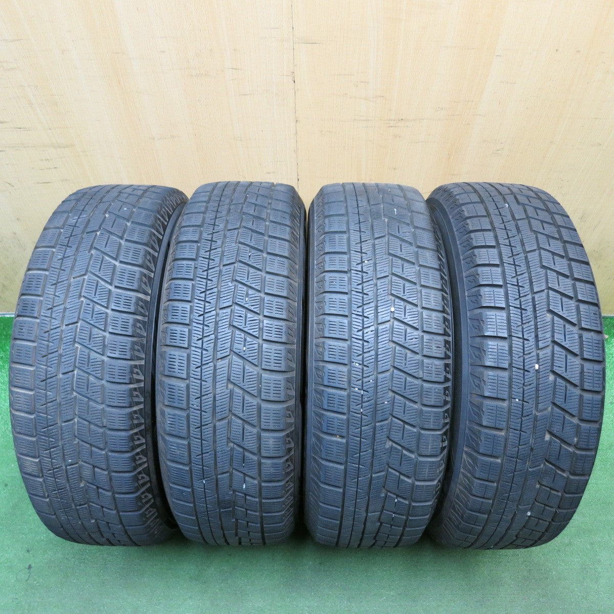 バリ溝!24年!9.5分以上◎プリウス 等 195/65R15 スタッドレス ヨコハマ アイスガード iG60 スチール ホイール 15インチ PCD100/5H◎6101004HAス