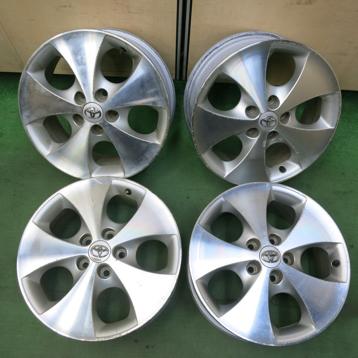 4本価格★トヨタ 10系 アルファード ヴェルファイア 純正 ホイール 17インチ 17×7JJ PCD114.3/5H★5062413SYホ