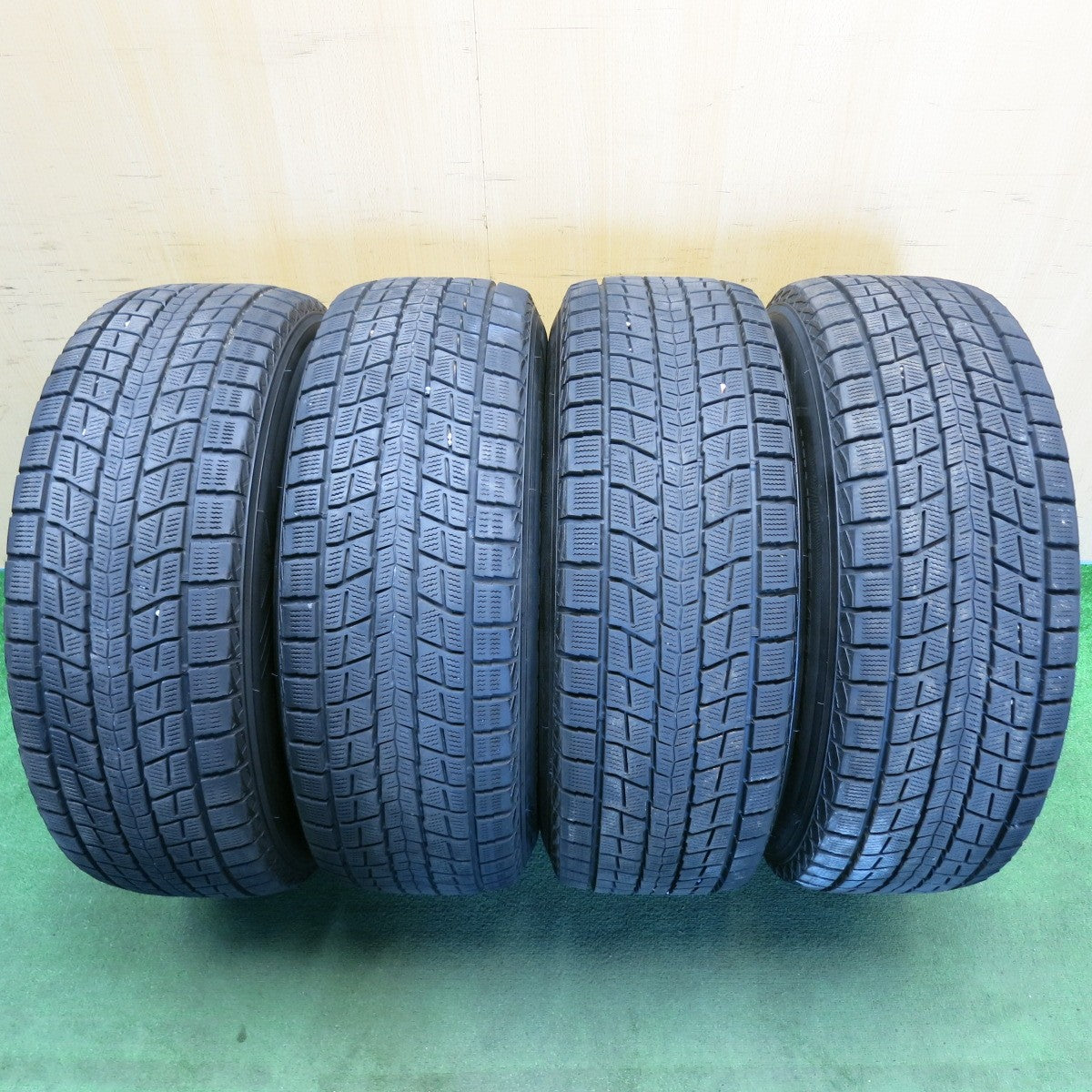 バリ溝!9.5分★トヨタ FJクルーザー 純正 スチール 265/65R17 スタッドレス ダンロップ ウインターマックス SJ8 SJ8+ 17インチ PCD139.7/6H★6061101HAス