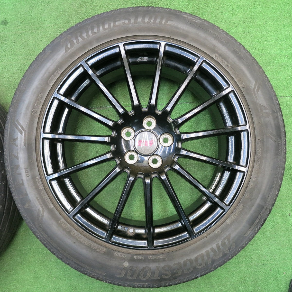 4本価格★スバル フォレスター STI 純正 ENKEI 225/55R18 ブリヂストン アレンザ 001 エンケイ 18インチ PCD100/5H★5051203NJノ