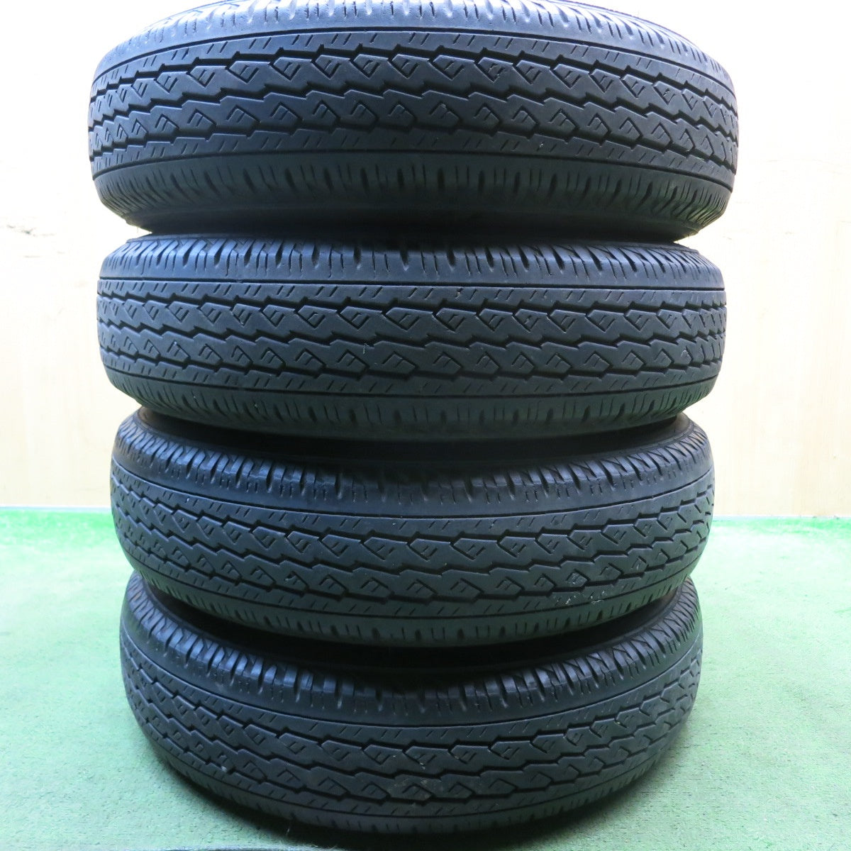 キレイ★トヨタ プロボックス 純正 スチール 155/80R14 88/86N ブリヂストン V600 14インチ PCD100/4H★5080906HAノ
