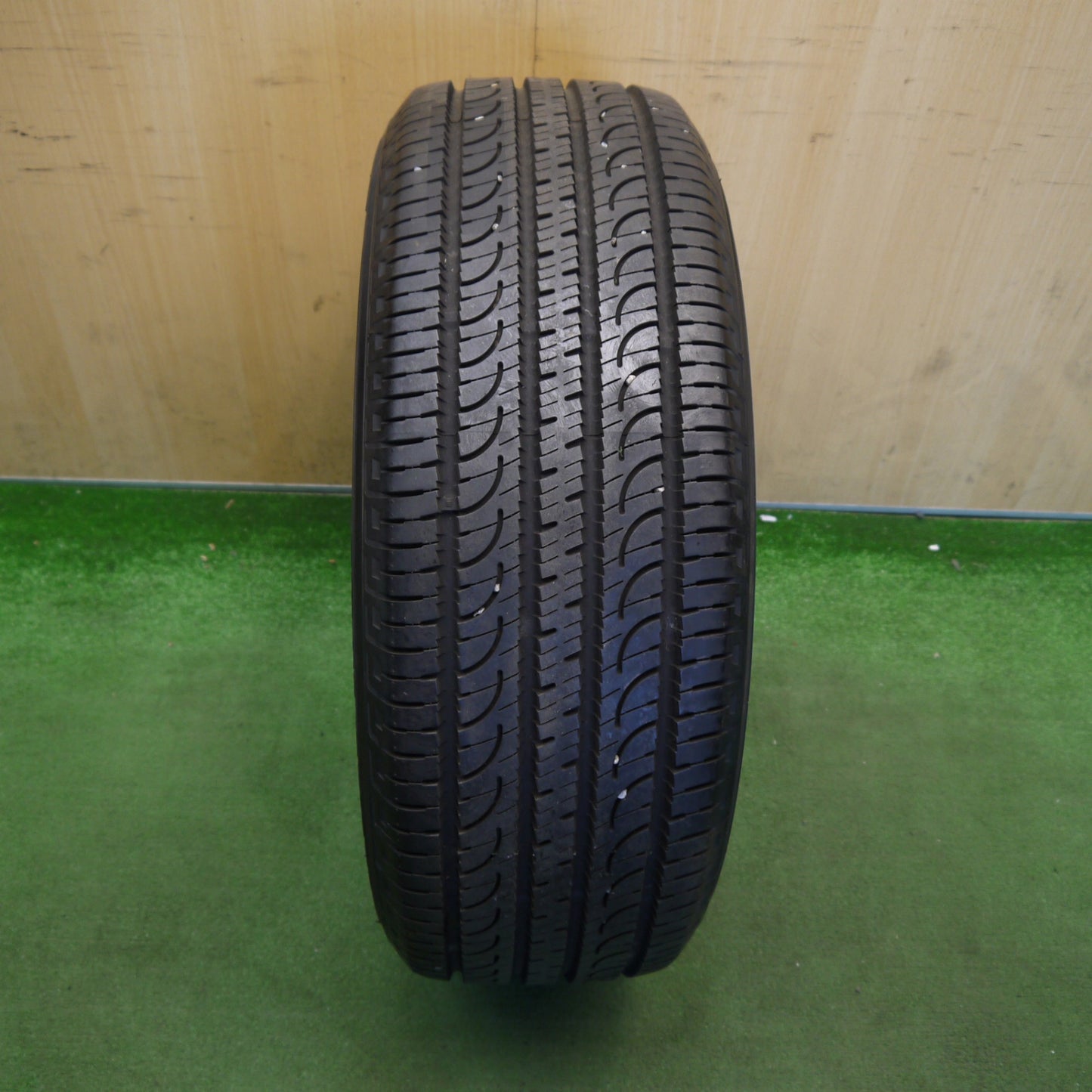 バリ溝!9.5分!1本★レクサス 10系 RX 純正 235/55R19 ヨコハマ ジオランダー SUV 19インチ PCD114.3/5H★6052207Hノ