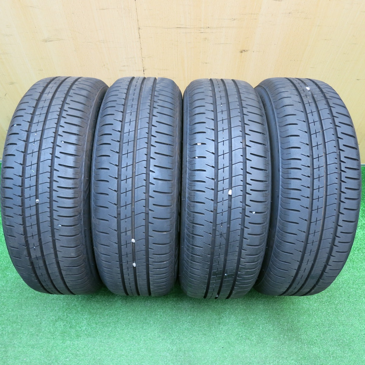 バリ溝!23年!9.5分★シエンタ 等 185/60R15 ブリヂストン エコピア NH200C Weds GUILD 15インチ PCD100/5H★5110620HAノ