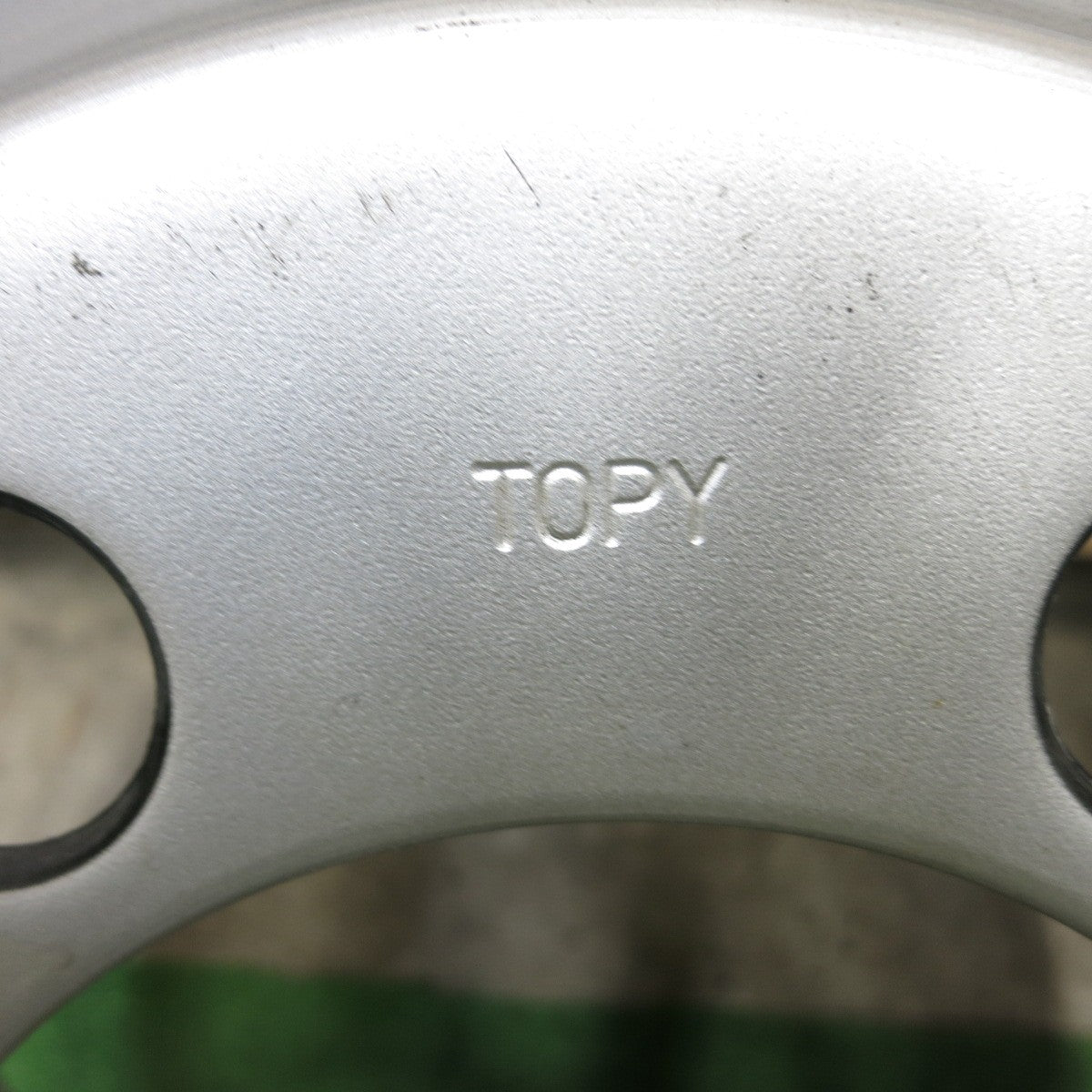 新車外し!6本★トラック エルフ キャンター デュトロ 等 純正 TOPY DM2K スチール ホイール 127-9CS 17.5インチ PCD222.25/6H★5090102ナホ