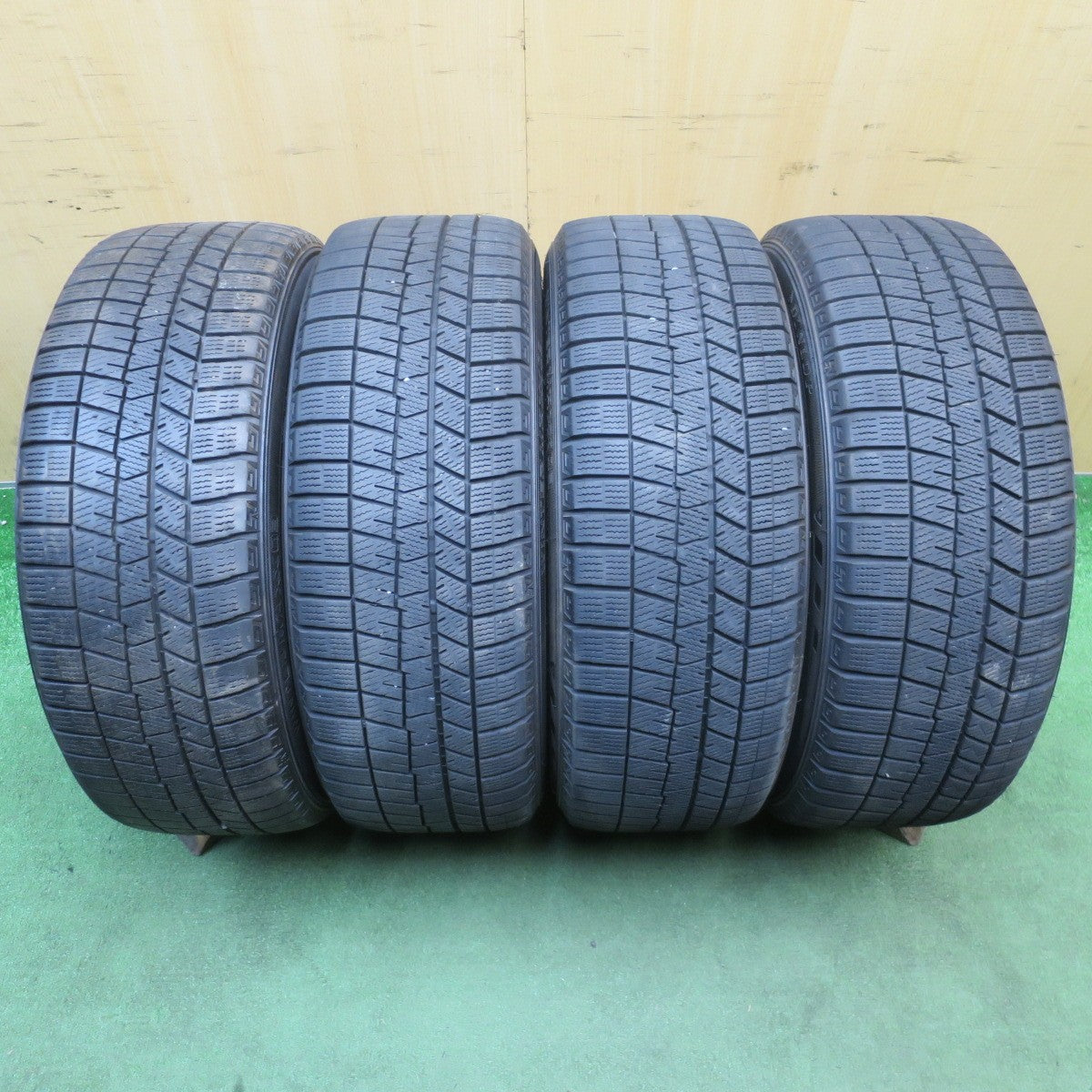 バリ溝!9分◎スタッドレス 205/50R17 ダンロップ ウインターマックス 03 Creative Direction ENKEI エンケイ 17インチ PCD114.3/5H◎6060903NJス
