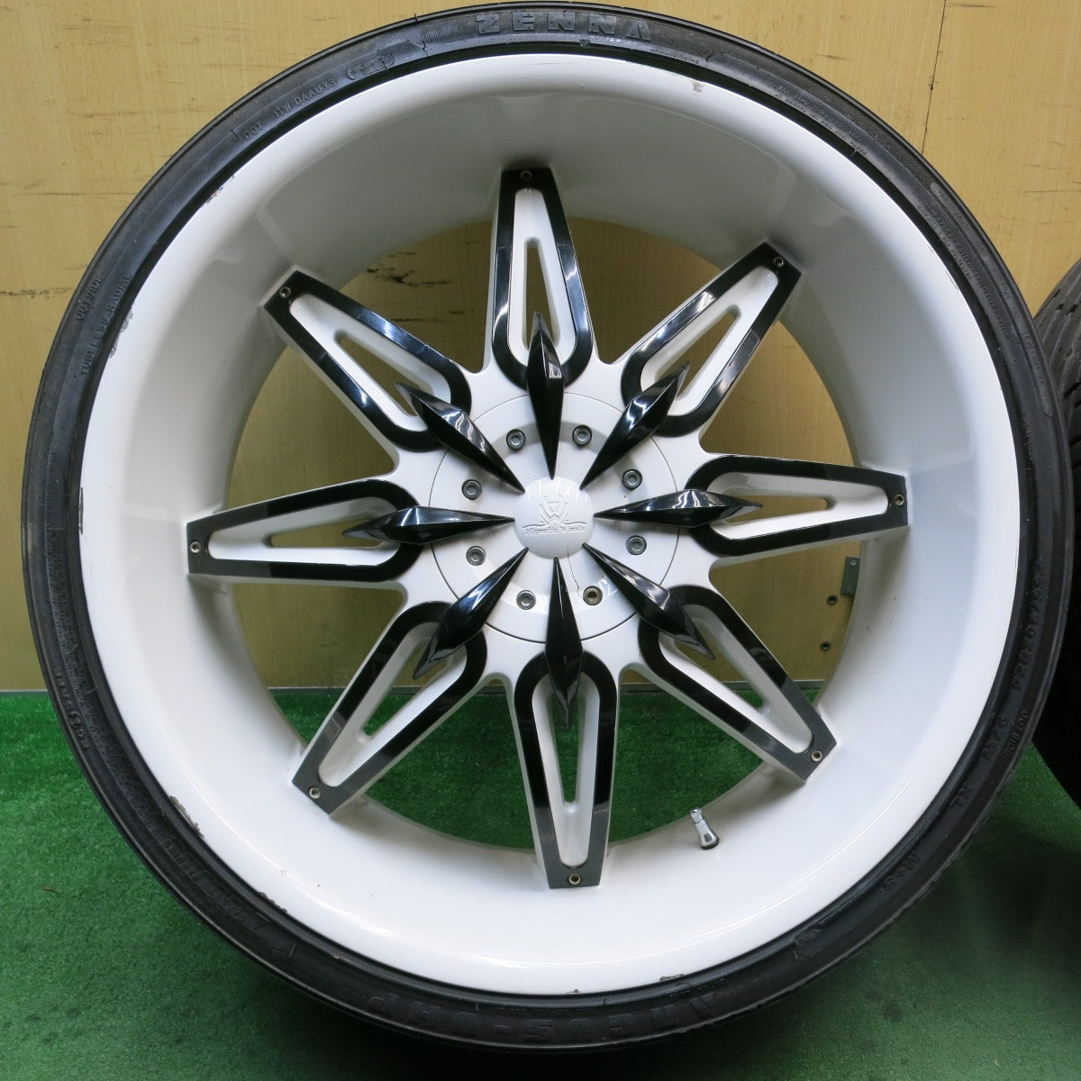 バリ溝!9.5分★Hipnotic DIVA 255/30R24 ゼナ ARGUS-UHP ハイダ Racing HD921 ヒプノティック ディーバ 24インチ PCD114.3/5H★5091701AKノ