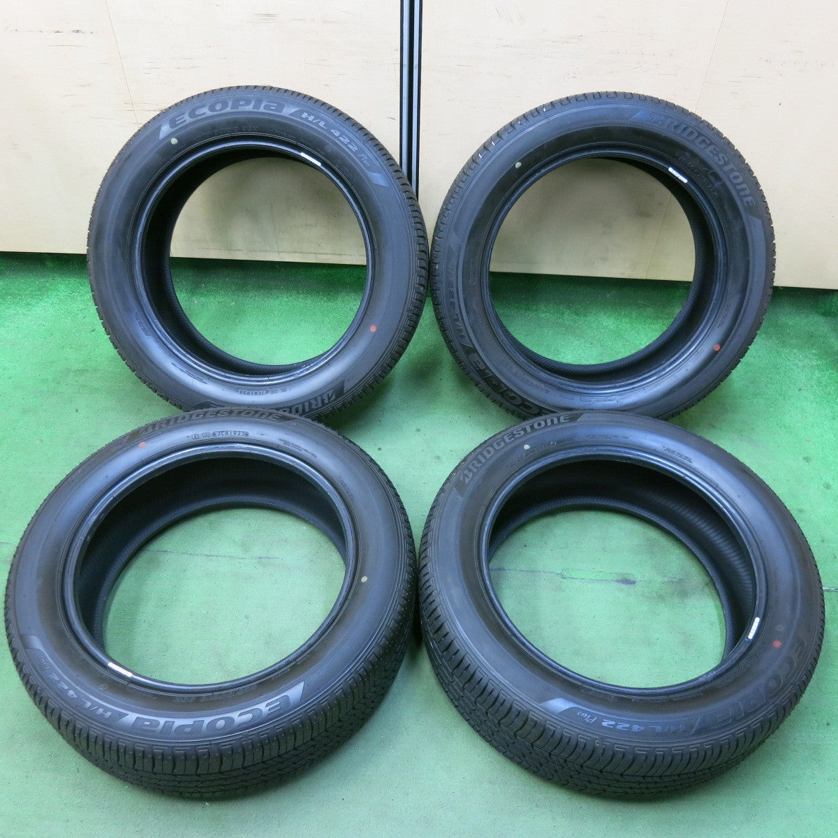 新車外し!23年★225/55R18 ブリヂストン エコピア H/L 422 プラス 18インチ エクリプス クロス デリカ D:5 XV フォレスター 等★5061107SYノタ