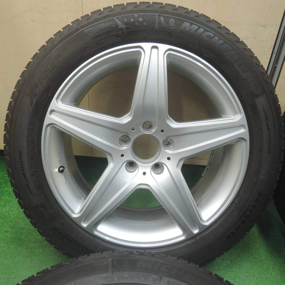 キレイ★ベンツ 等 AGA TARGA 245/50R18 スタッドレス ミシュラン X-ICE XI3 18インチ PCD112/5H★4020904SYス
